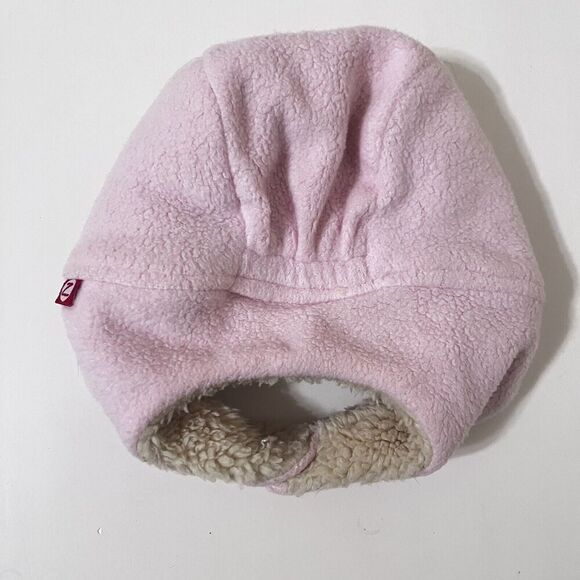 Zutano Cozie Furry Booties & Trapper Hat Set Baby Pink Girls Size 6 Months - Picture 3 of 12